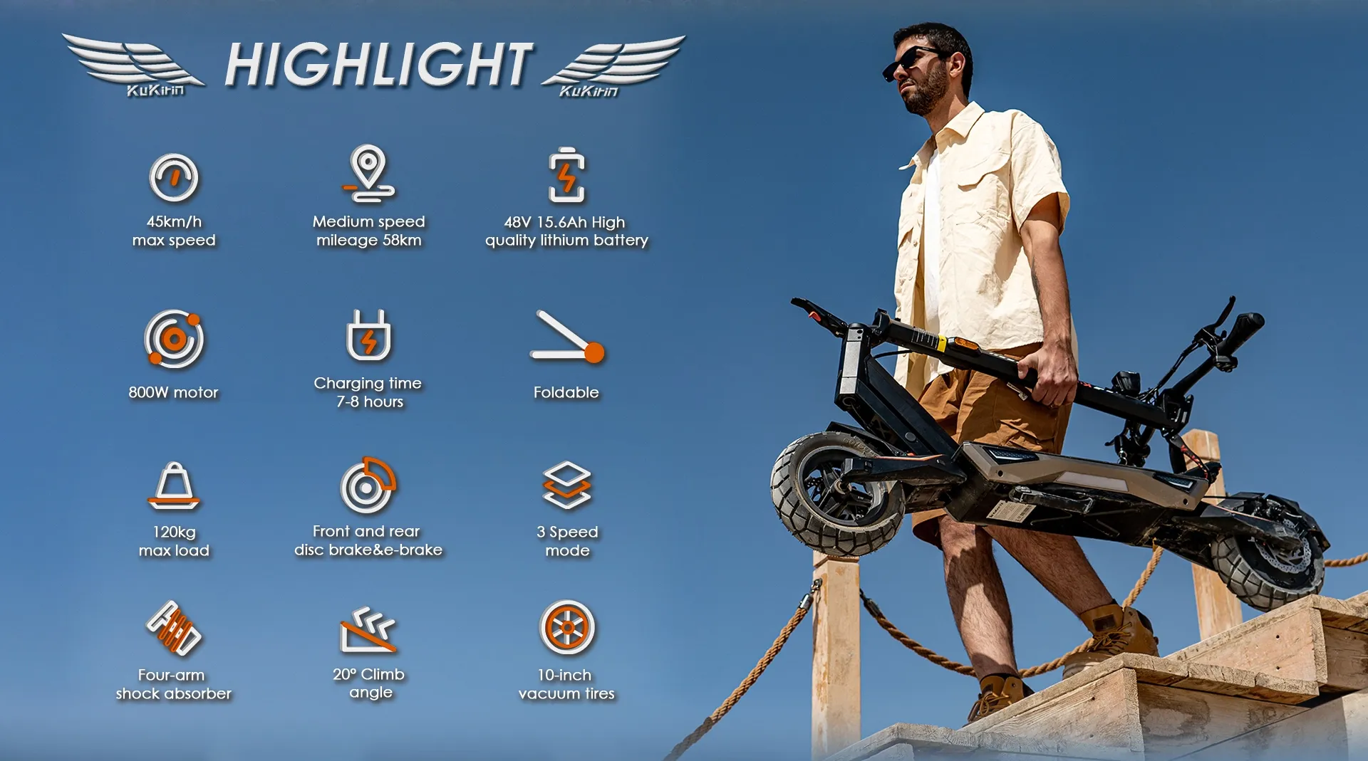KuKirin T3 - KuKirin Official Website – Electric Scooter Experts